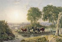 Landscape with Drovers by George the Younger Barret