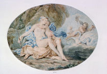 Venus Reclining on a Bank strewn with Drapery by Francesco Bartolozzi
