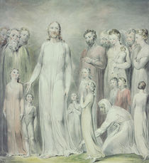 The Healing of the Woman with an Issue of Blood von William Blake