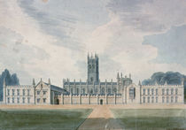 Magdalen College, Oxford, 1804 by John Buckler