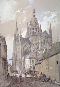Bayeux Cathedral, View from the South East von John Burgess