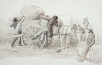 Negroes loading Cotton Bales at Charleston von Randolph Caldecott