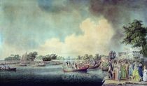 The Rowing Match at Richmond by Robert Cleveley