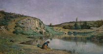 Shore of Lake Bourget von Adolphe Appian