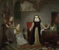 Mary Stuart at the Moment of Leaving for her Execution von Philipe Jacques van Bree