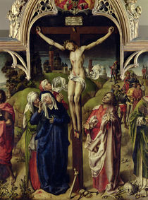 Christ on the Cross, the Holy Women and St. John the Evangelist von French School