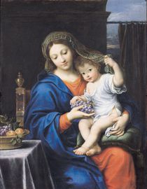 The Virgin of the Grapes, 1640-50 by Pierre Mignard