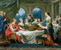 Esther and Ahasuerus, c.1775-80 von Francois Langrenee