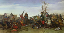 The Battle of Trente in 1350 by Octave Penguilly l'Haridon