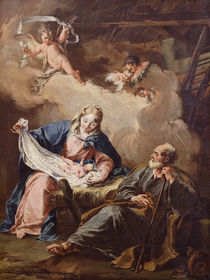 The Nativity, c.1730-40 von Giovanni Battista Pittoni
