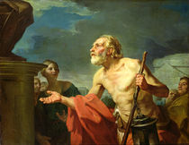 Diogenes Asking for Alms, 1767 von Jean Bernard Restout