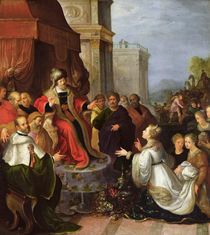 Solomon and the Queen of Sheba by Frans II the Younger Francken