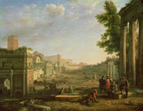 View of the Campo Vaccino, Rome, 1636 by Claude Lorrain