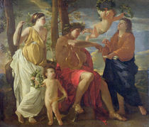 The Poet's Inspiration by Nicolas Poussin