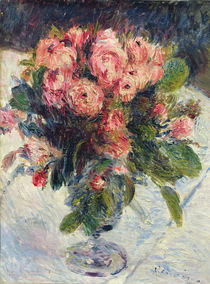 Moss-Roses, c.1890 by Pierre-Auguste Renoir