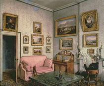 Col. Norcliffe's study at Langton Hall von Mary Ellen Best