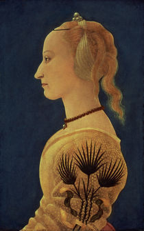 Portrait of a Lady in Yellow by Alesso Baldovinetti