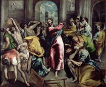 Christ Driving the Traders from the Temple von El Greco