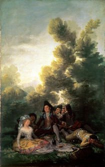 The Picnic, 1785-90 von Francisco Jose de Goya y Lucientes