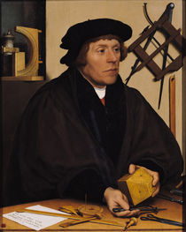 Portrait of Nicholas Kratzer 1528 by Hans Holbein the Younger