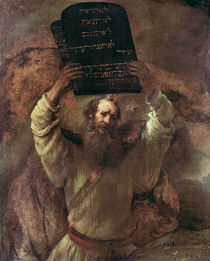 Moses Smashing the Tablets of the Law by Rembrandt Harmenszoon van Rijn