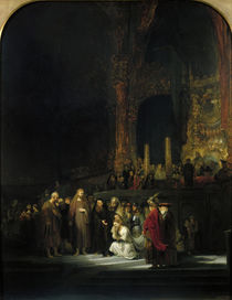 The Woman taken in Adultery by Rembrandt Harmenszoon van Rijn