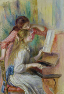 Young Girls at the Piano, c.1890 by Pierre-Auguste Renoir