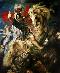 St. George and the Dragon, c.1606 by Peter Paul Rubens