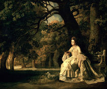 Lady reading in a Park, c.1768-70 von George Stubbs