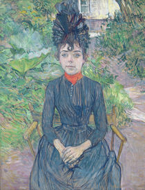 Justine Dieuhl, c.1891 by Henri de Toulouse-Lautrec