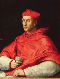 Portrait of Cardinal Dovizzi de Bibbiena by Raphael
