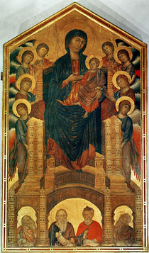 Madonna and Child Enthroned von Giovanni Cimabue