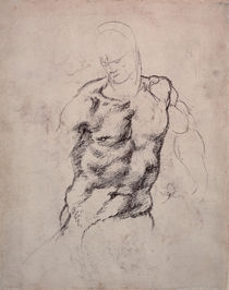 Figure Study von Michelangelo Buonarroti