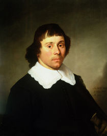 Portrait of a Young Man, in a Black Costume with a White Lace Collar by Jacob Gerritsz Cuyp