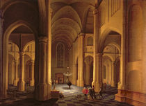 A Church Interior von Anthonie de Lorme
