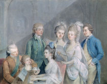 The family of Charles Schaw by Johann Zoffany