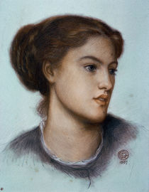 Ellen Smith, 1867 by Dante Gabriel Charles Rossetti