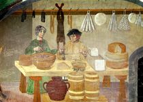 Sausage and Cheese Sellers by Italian School