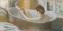 Woman in her Bath, Sponging her Leg by Edgar Degas