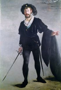 Jean Baptiste Faure as Hamlet by Edouard Manet