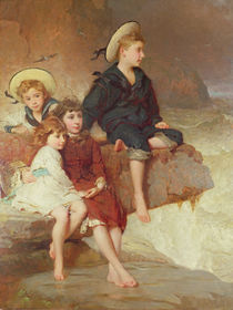 The Children of Sir Hussey Vivian at the Seaside by George Elgar Hicks