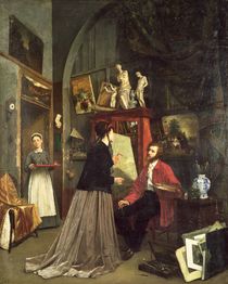 The Artist's Studio by Anonymous