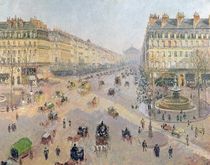 The Avenue de L'Opera, Paris by Camille Pissarro