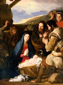 Adoration of the Shepherds by Jusepe de Ribera