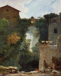 The Falls of Tivoli von Jean-Honore Fragonard