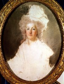 Unfinished portrait of Marie-Antoinette 1770-1819 by Alexandre Kucharski
