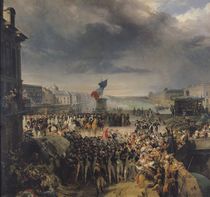 The Garde Nationale de Paris Leaves to Join the Army in September 1792 by Leon Cogniet