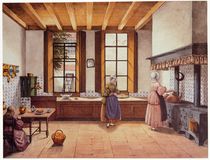 Kitchen of the Zwijnshoofd Hotel at Arnhem by Mary Ellen Best