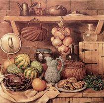 Still life with Christmas Food by Mary Ellen Best