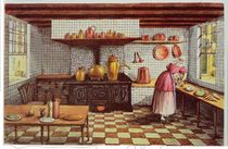 Kitchen of the Hotel St.Lucas von Mary Ellen Best